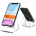 Clear acrylic desktop phone stand